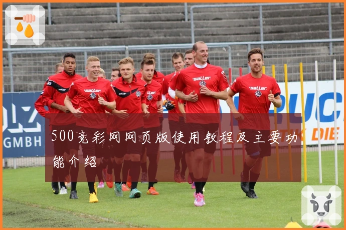 500竞彩网网页版使用教程及主要功能介绍